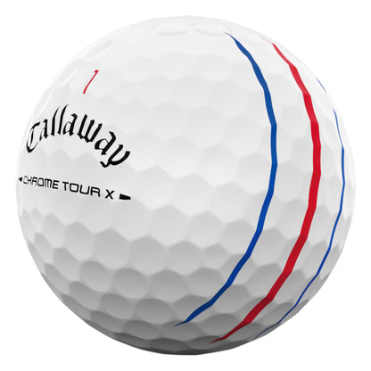 Callaway 2026 Chrome Tour X Triple Track Golf Balls | White