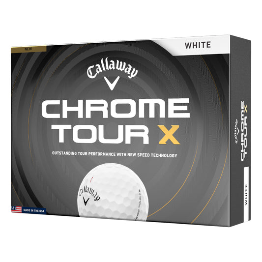 Callaway 2026 Chrome Tour X Golf Balls | White
