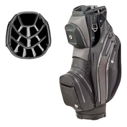 Motocaddy 2026 Dry Series Waterproof Golf Cart Bag Black/Charcoal