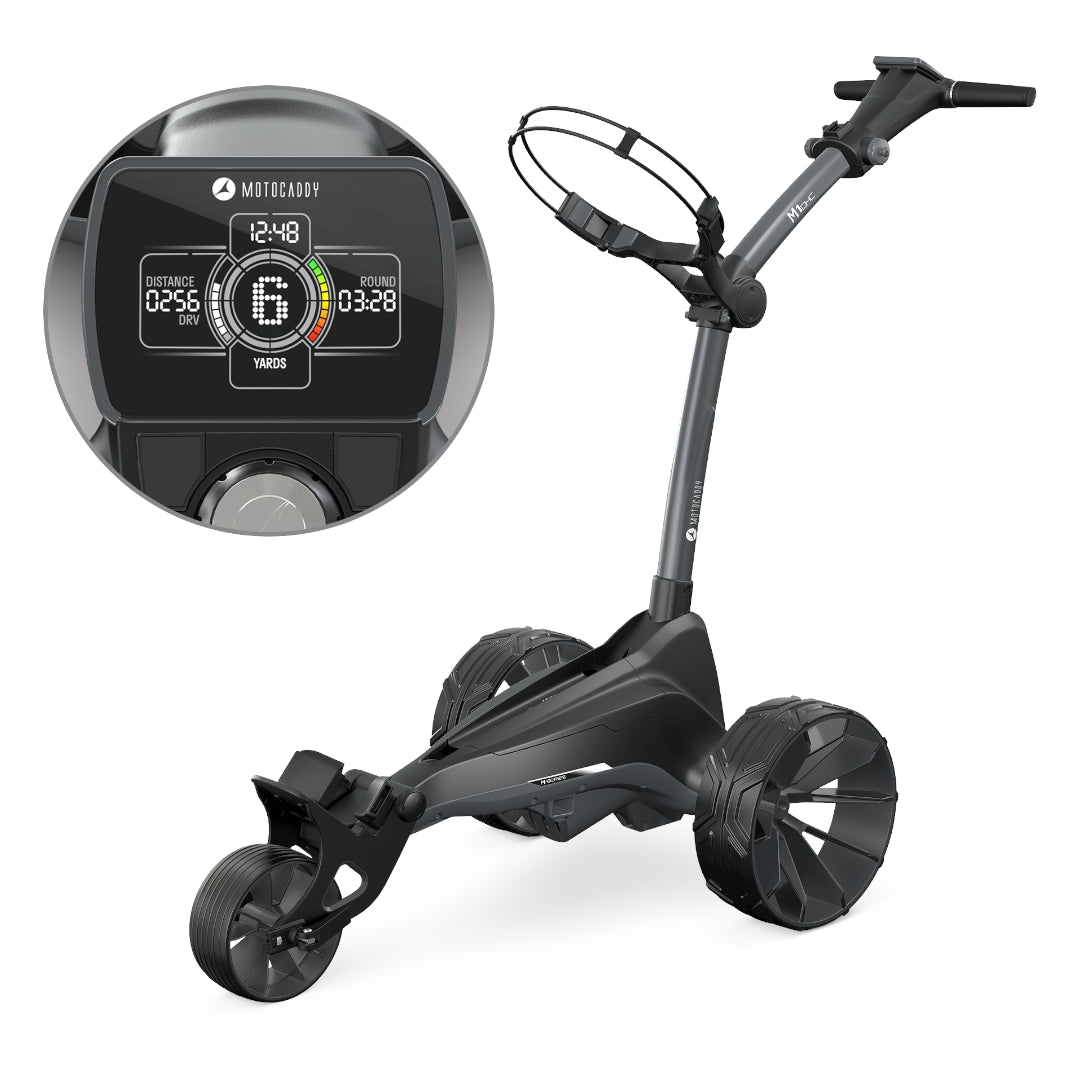 Motocaddy 2026 M1 DHC Electric Golf Trolley | 18 Hole Lithium Battery