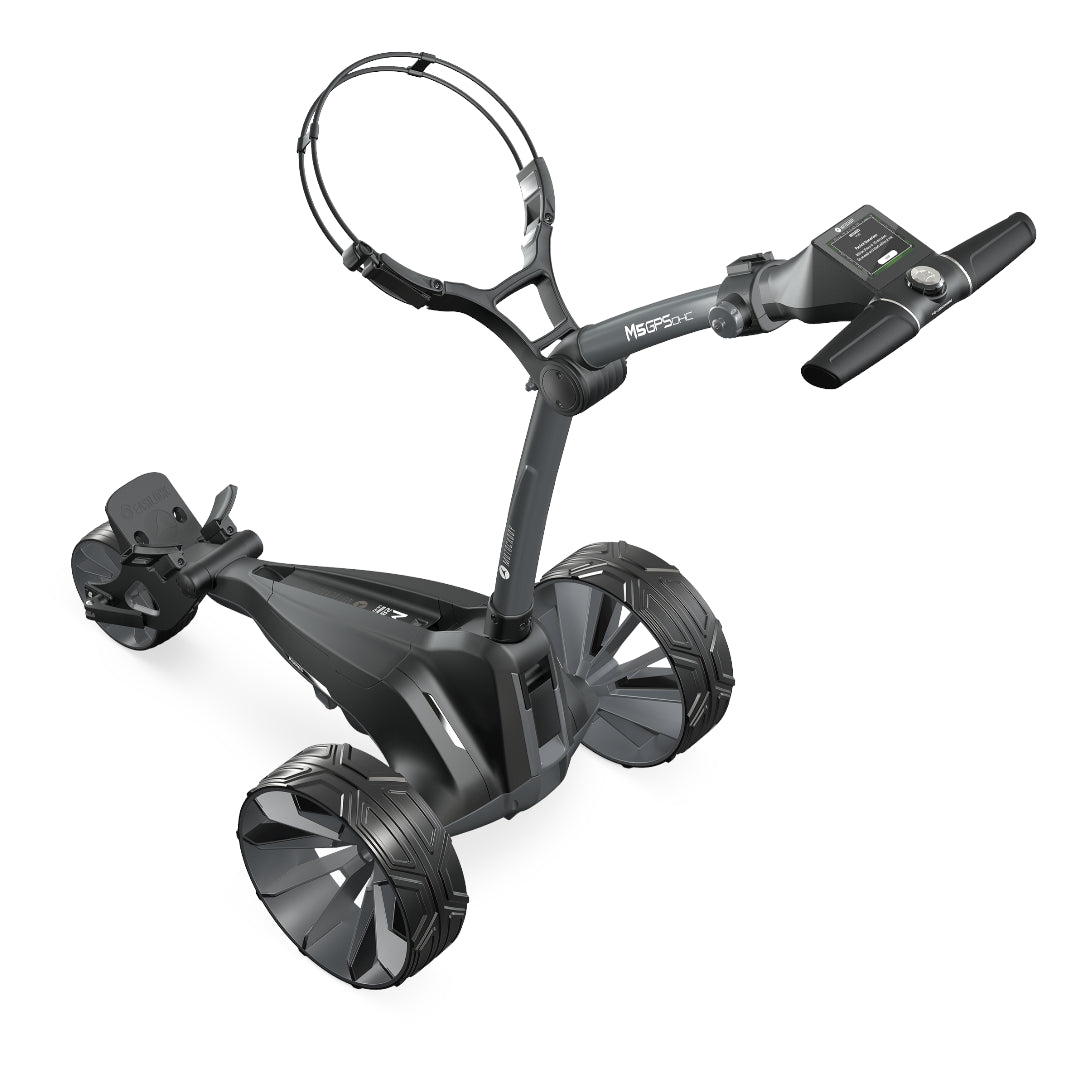 Motocaddy 2026 M5 GPS DHC Electric Golf Trolley | 36 Hole Lithium Battery