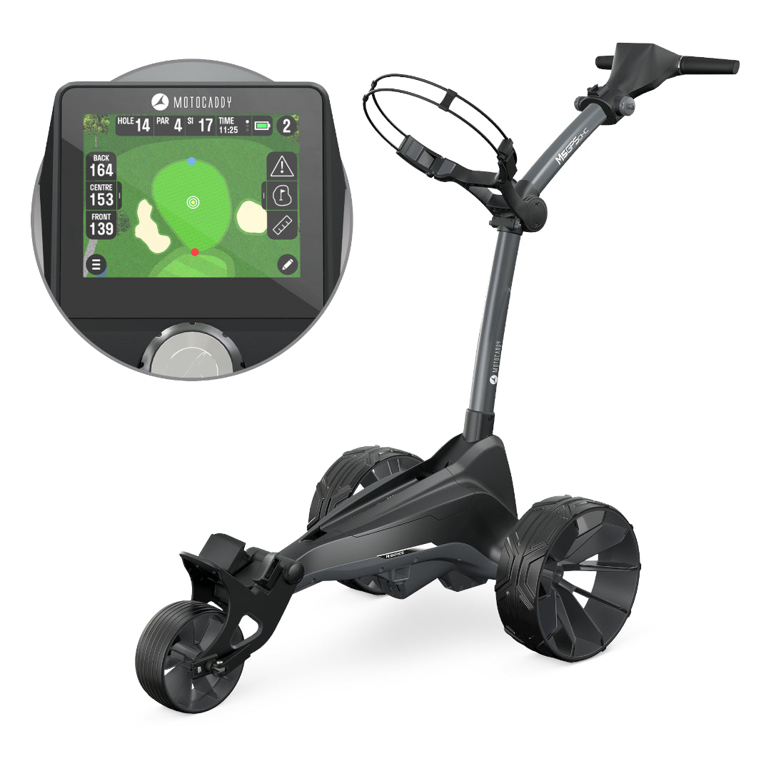 Motocaddy 2026 M5 GPS DHC Electric Golf Trolley | 36 Hole Lithium Battery