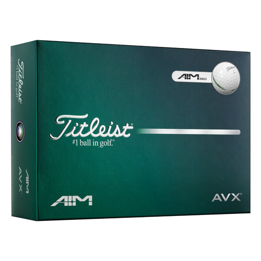 Titleist 2026 AVX AIM 360 Golf Balls | White