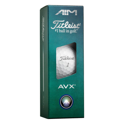 Titleist 2026 AVX AIM 360 Golf Balls | White