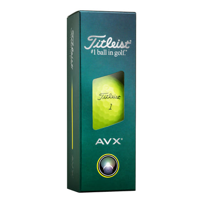 Titleist 2026 AVX Golf Balls | Yellow
