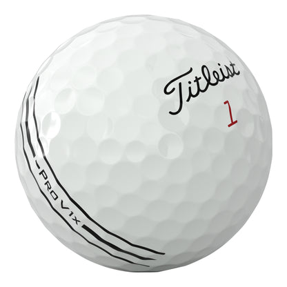 Titleist 2026 Pro V1X Left Dash Aim Enhanced Align Golf Balls | White