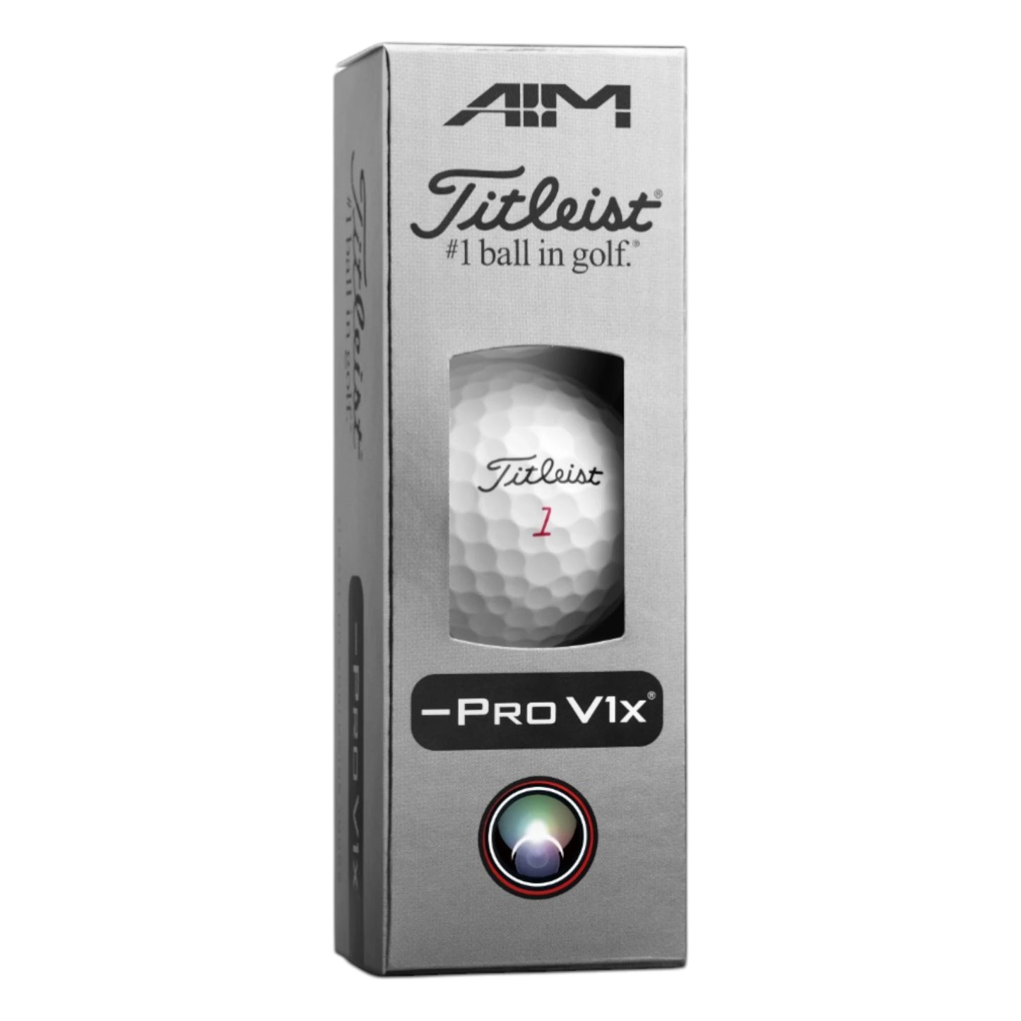 Titleist 2026 Pro V1x Left Dash AIM Performance Golf Balls | White
