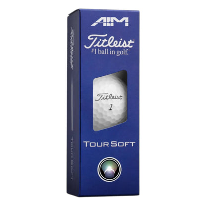 Titleist 2026 Tour Soft AIM 360 Golf Balls | White