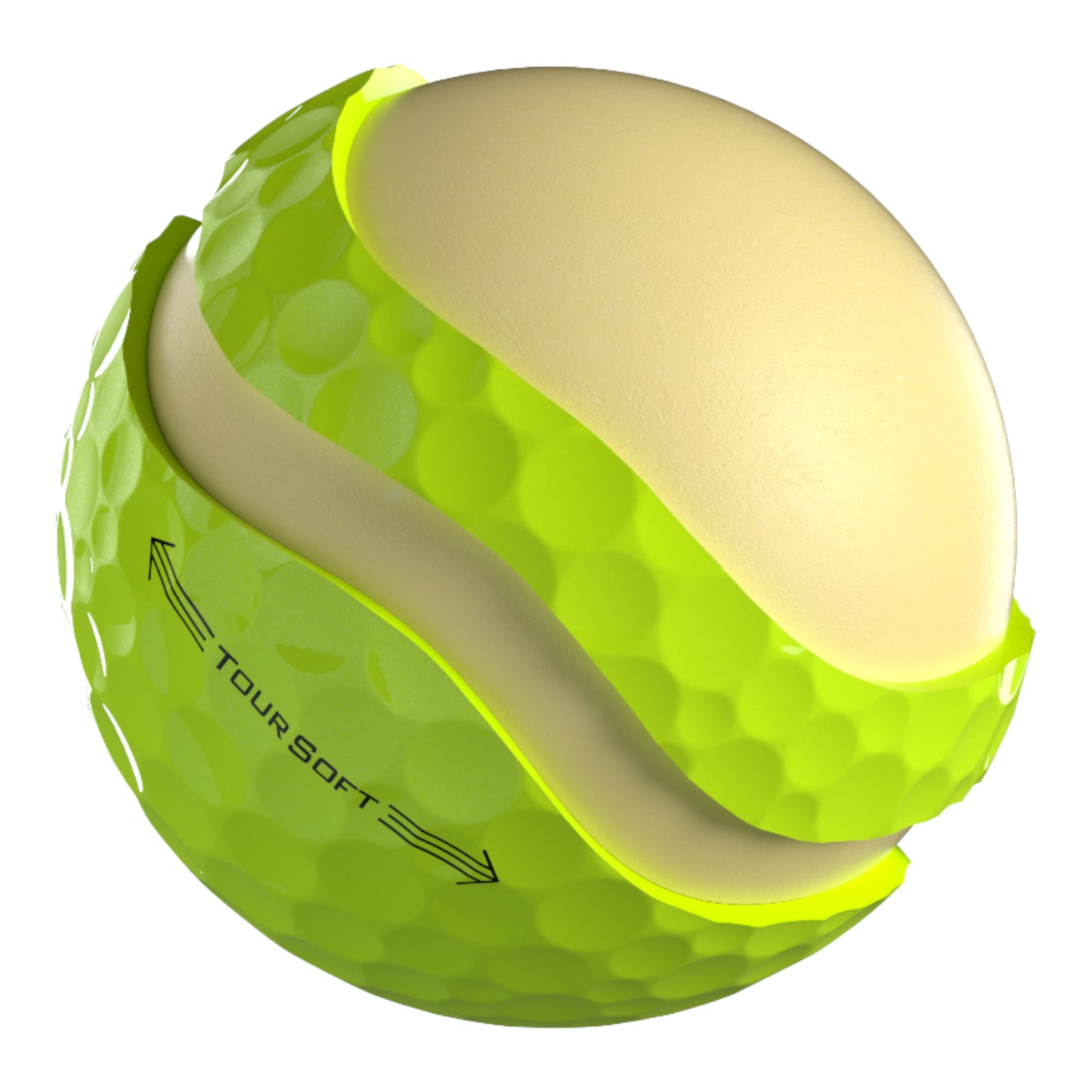 Titleist 2026 Tour Soft Golf Balls | Yellow