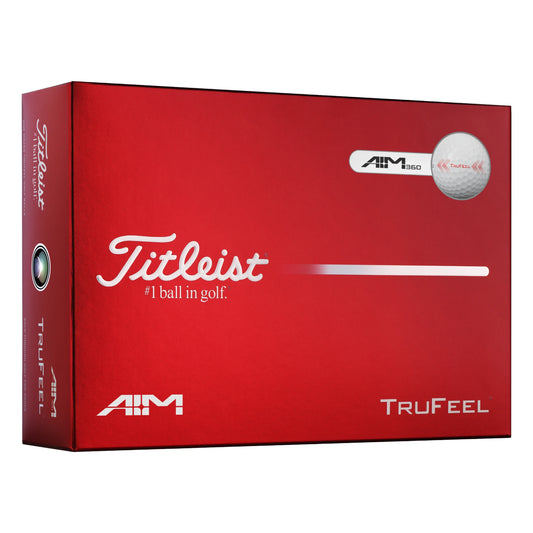 Titleist 2026 Trufeel AIM 360 Golf Balls | White