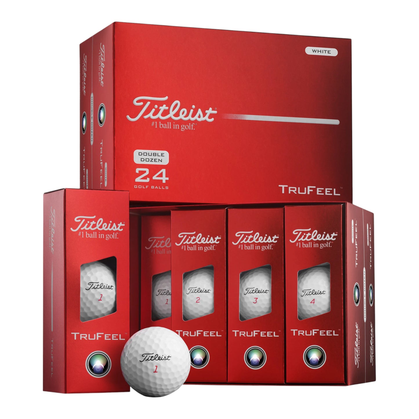 Titleist 2026 Trufeel Golf Balls | Double Dozen