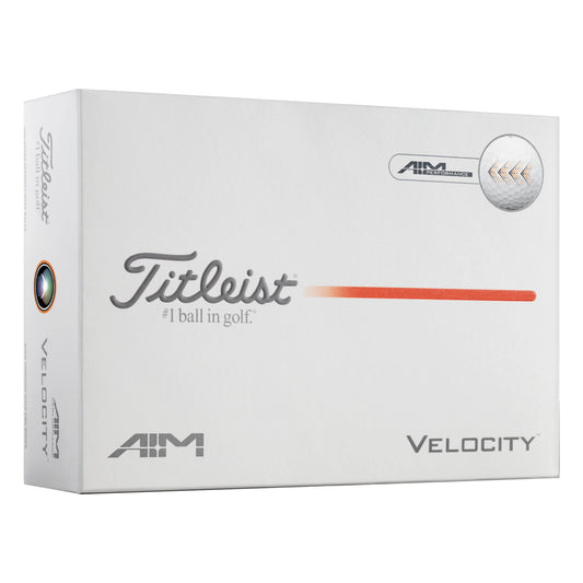 Titleist 2026 Velocity AIM 360 Golf Balls | White