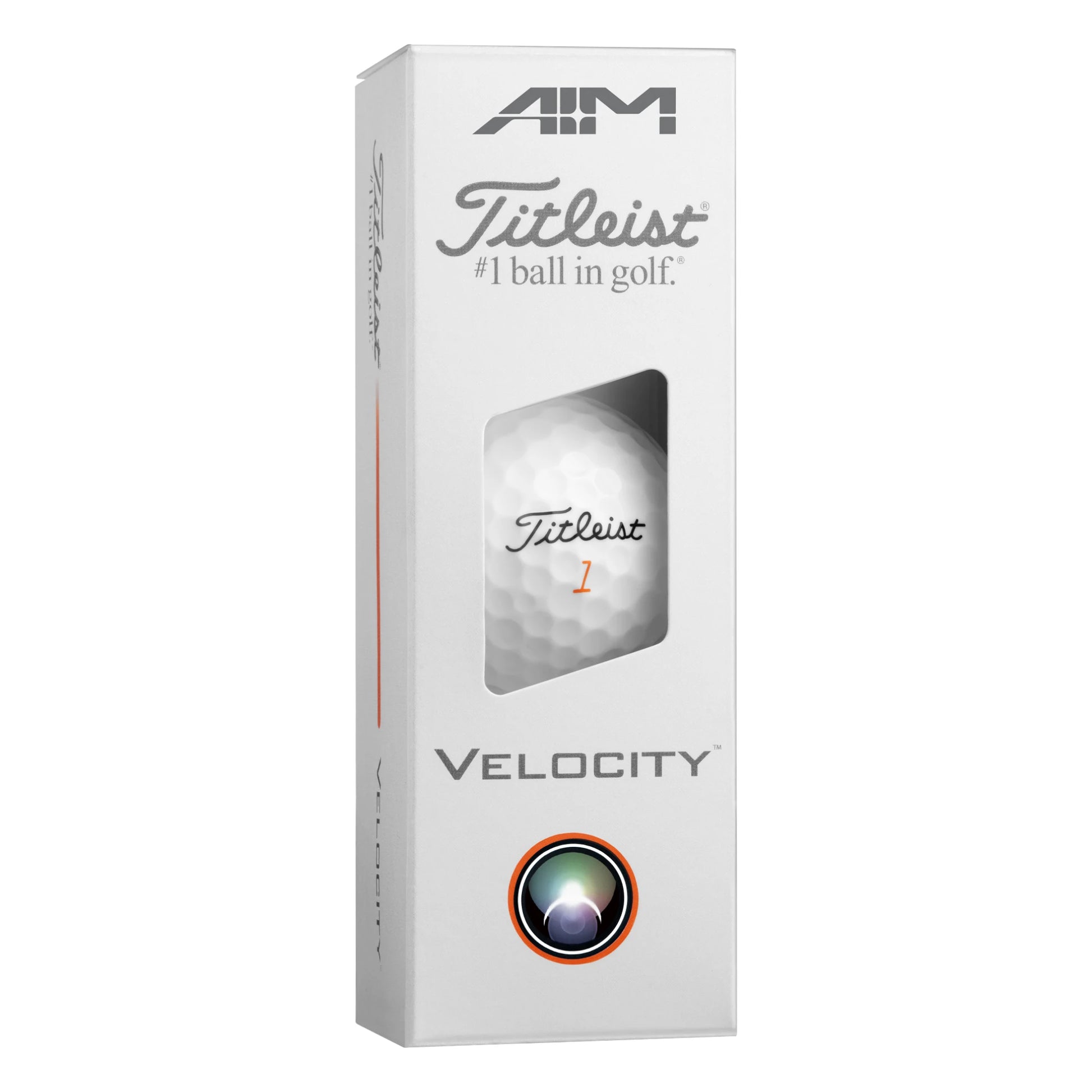 Titleist 2026 Velocity AIM 360 Golf Balls | White