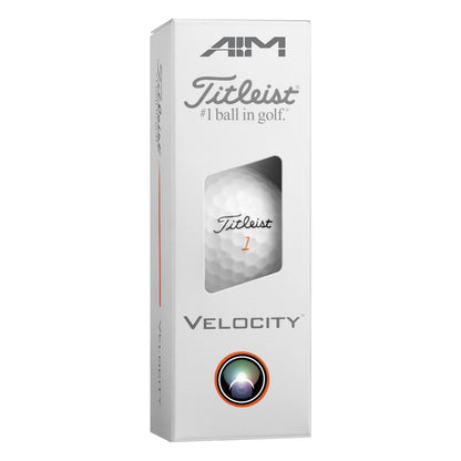 Titleist 2026 Velocity AIM 360 Golf Balls | White