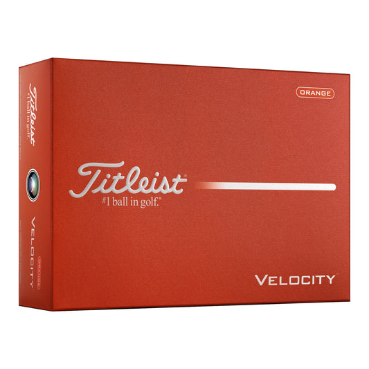 Titleist 2026 Velocity Golf Balls | Orange