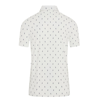 Lacoste All Over Printed Golf Polo Shirt DH5175
