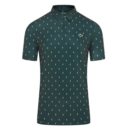 Lacoste All Over Printed Golf Polo Shirt DH5175