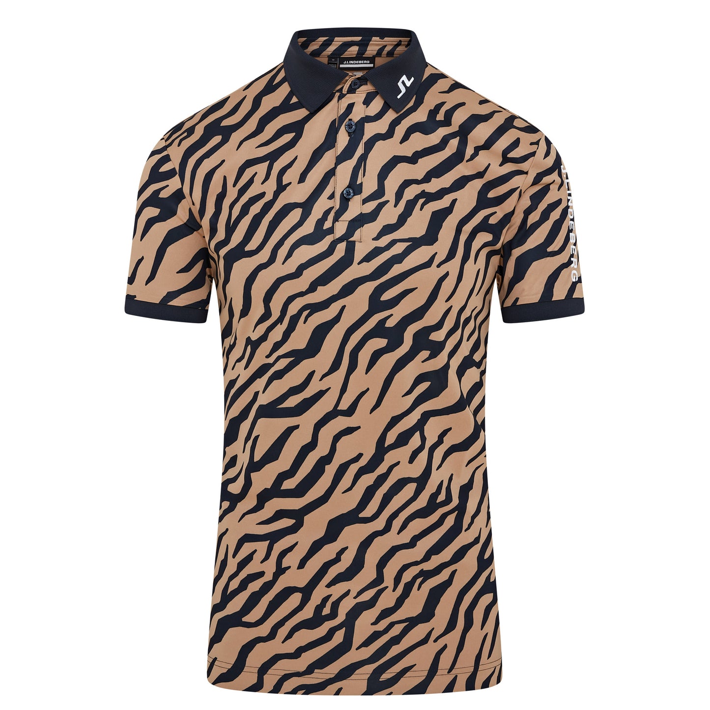 J. Lindeberg Tour Tech Print Golf Polo Shirt GMJT11946