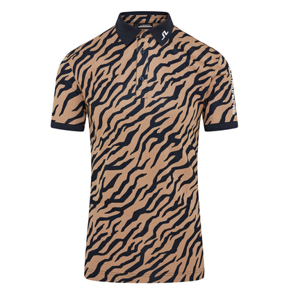 J. Lindeberg Tour Tech Print Golf Polo Shirt GMJT11946