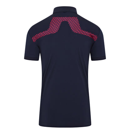 J. Lindeberg KV Print Golf Polo Shirt GMJT11947