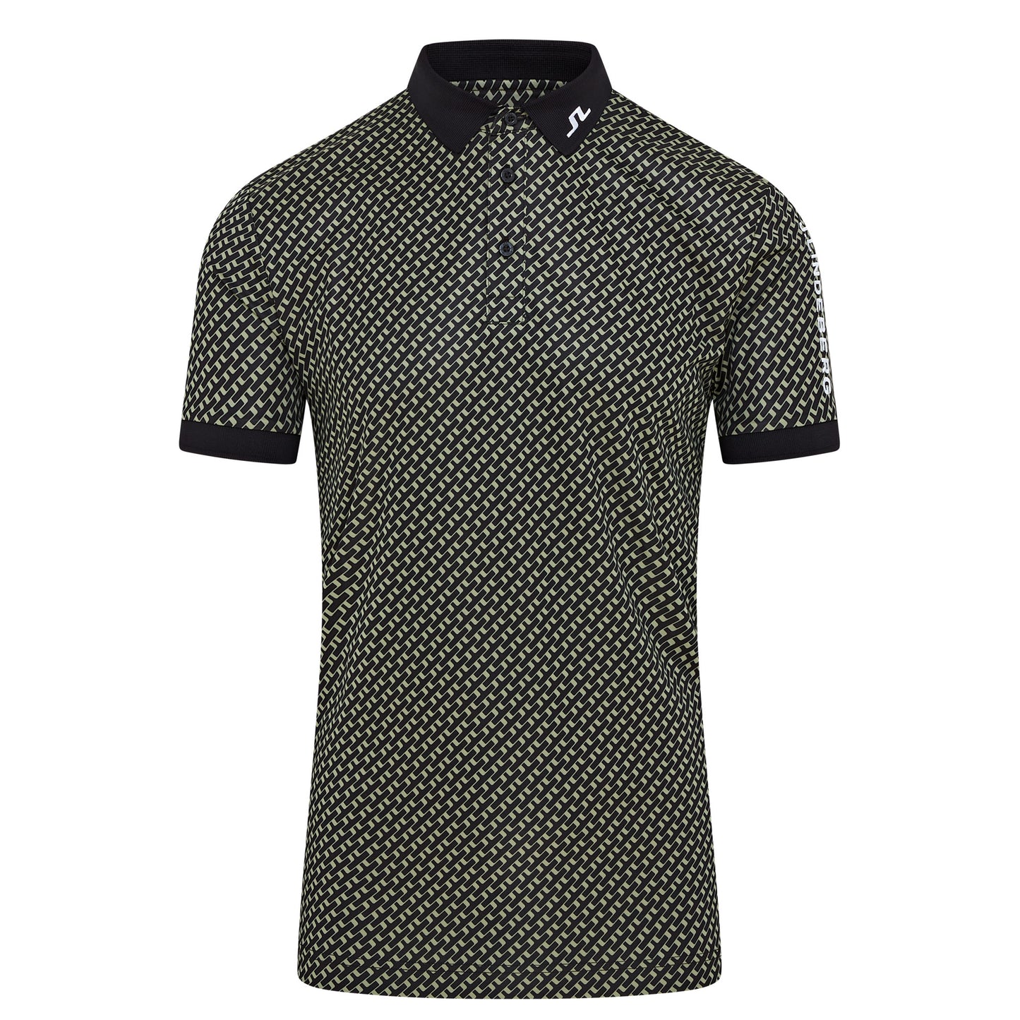 J. Lindeberg Tour Tech Print Golf Polo Shirt GMJT11946