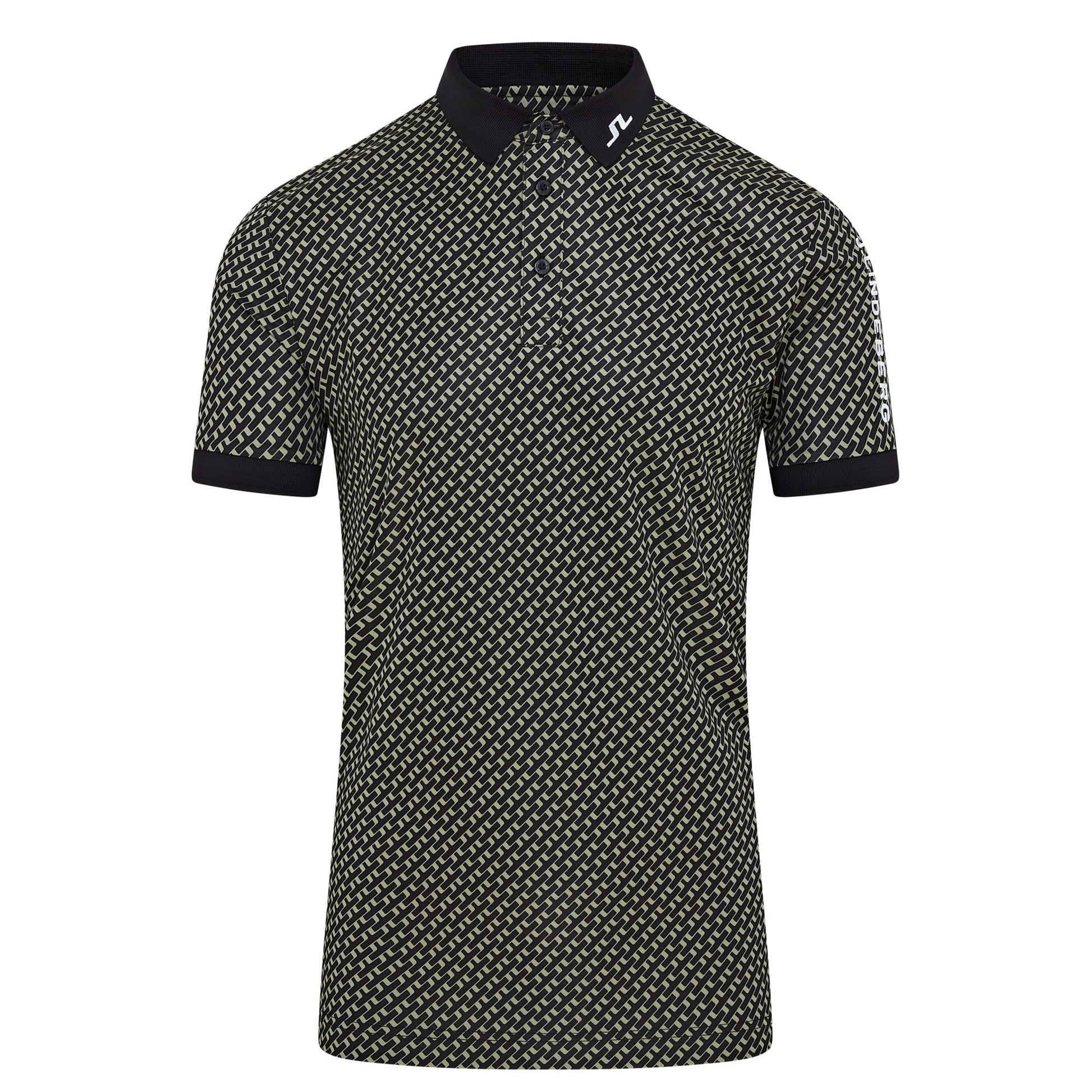 J. Lindeberg Tour Tech Print Golf Polo Shirt GMJT11946