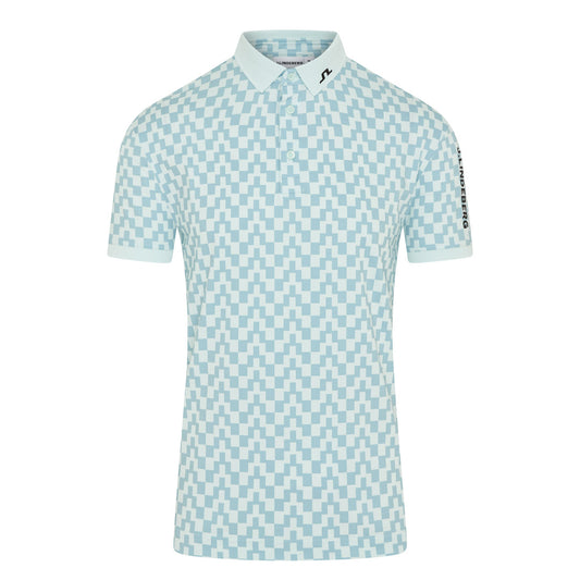 J.Lindeberg Tour Tech Print Golf Polo Shirt GMJT14652