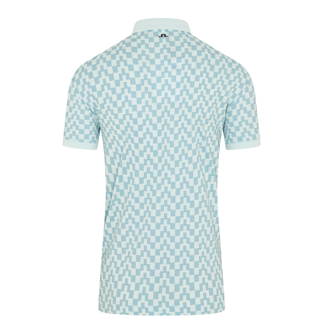 J.Lindeberg Tour Tech Print Golf Polo Shirt GMJT14652