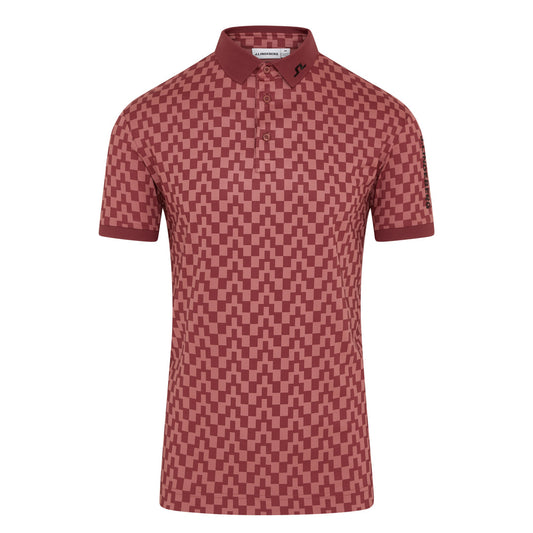 J.Lindeberg Tour Tech Print Golf Polo Shirt GMJT14652