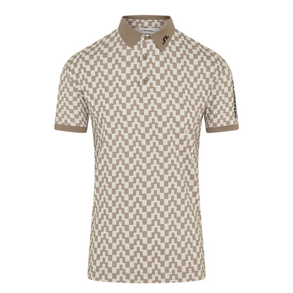 J.Lindeberg Tour Tech Print Golf Polo Shirt GMJT14652