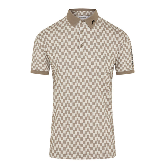 J.Lindeberg Tour Tech Print Golf Polo Shirt GMJT14652