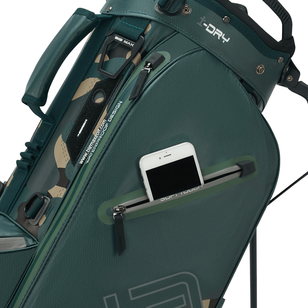 Big Max Aqua Eight H Golf Stand Bag 3555LH Forest Green/Green Camo