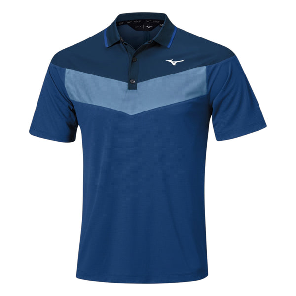 BRIEFING GOLF/COLLEGE POLO RELAXED FIT 紺 Mizuno Block Interlock Golf Polo Shirt 52GAB035 Surf The Web