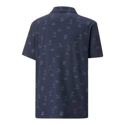 Junior Puma Cloudspun Horizons Golf Polo Shirt 539780