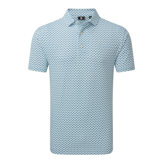 FootJoy Ginko Geo Pique Golf Polo Shirt 40931