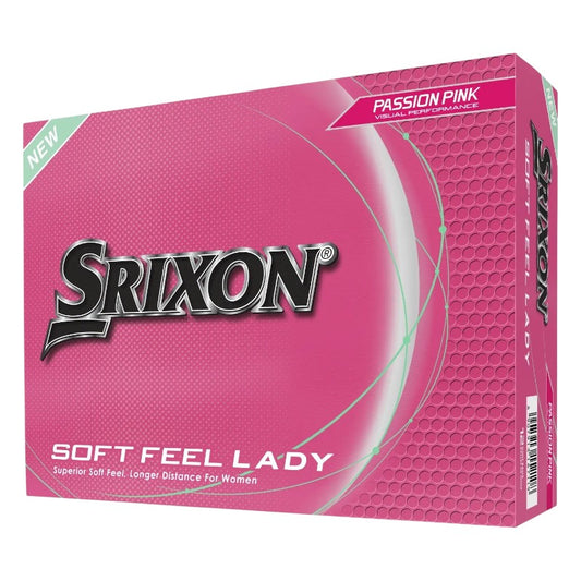 Srixon 2025 Soft Feel Lady Golf Balls | Pink