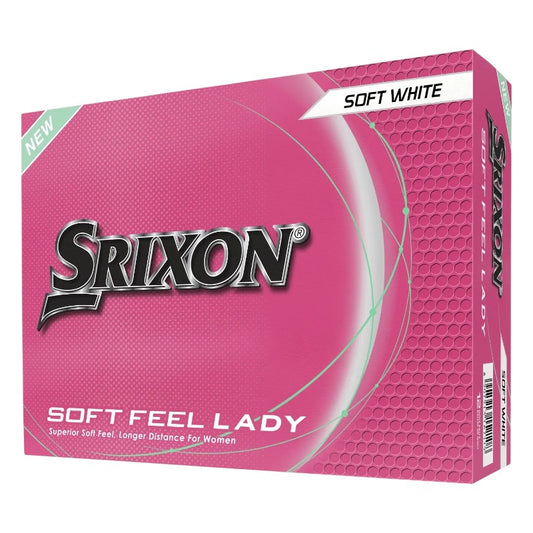 Srixon 2025 Soft Feel Lady Golf Balls | White