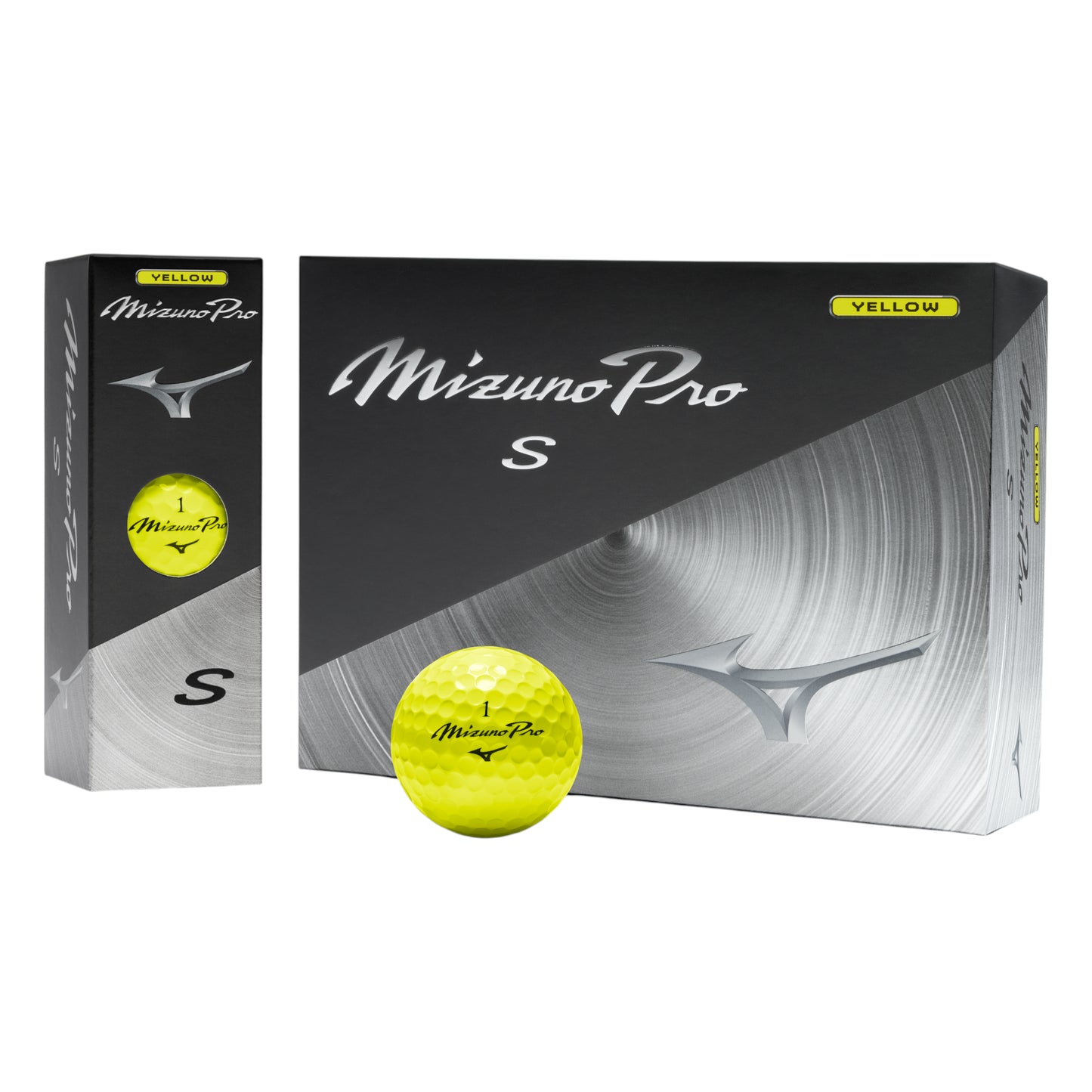 Mizuno Pro S Golf Balls | Yellow