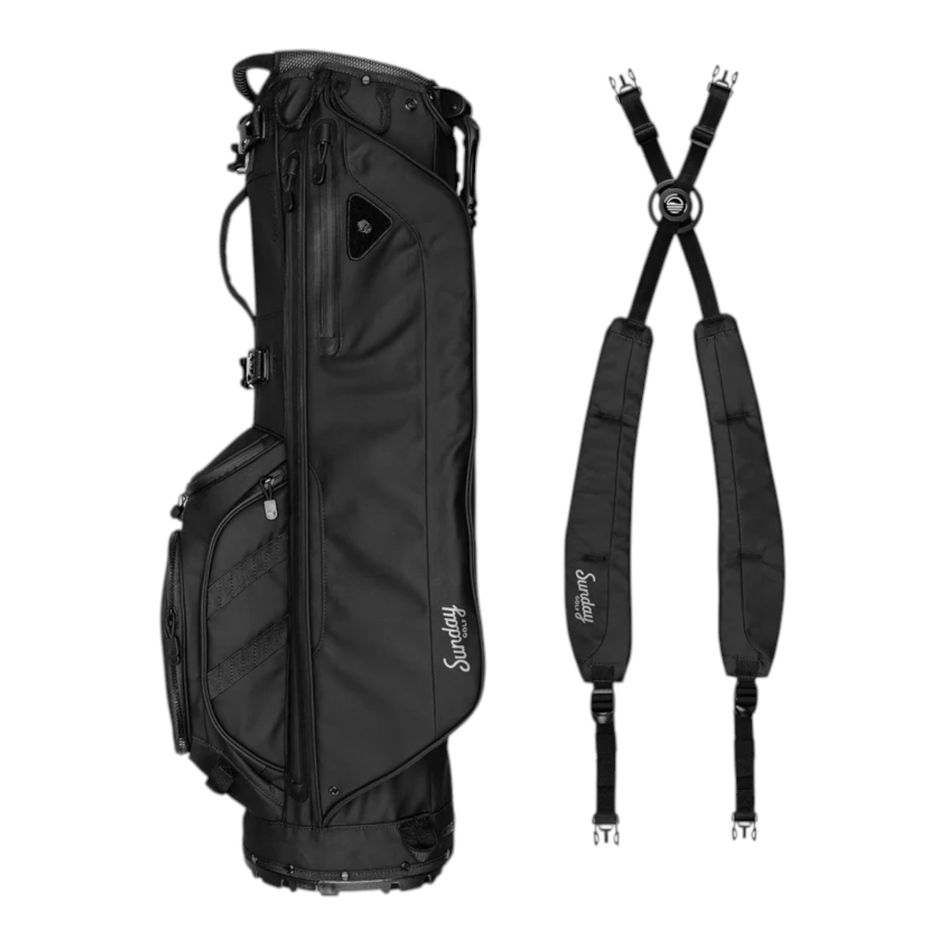 Sunday Golf Storm Ryder Golf Bag BAG410-SR-BLK