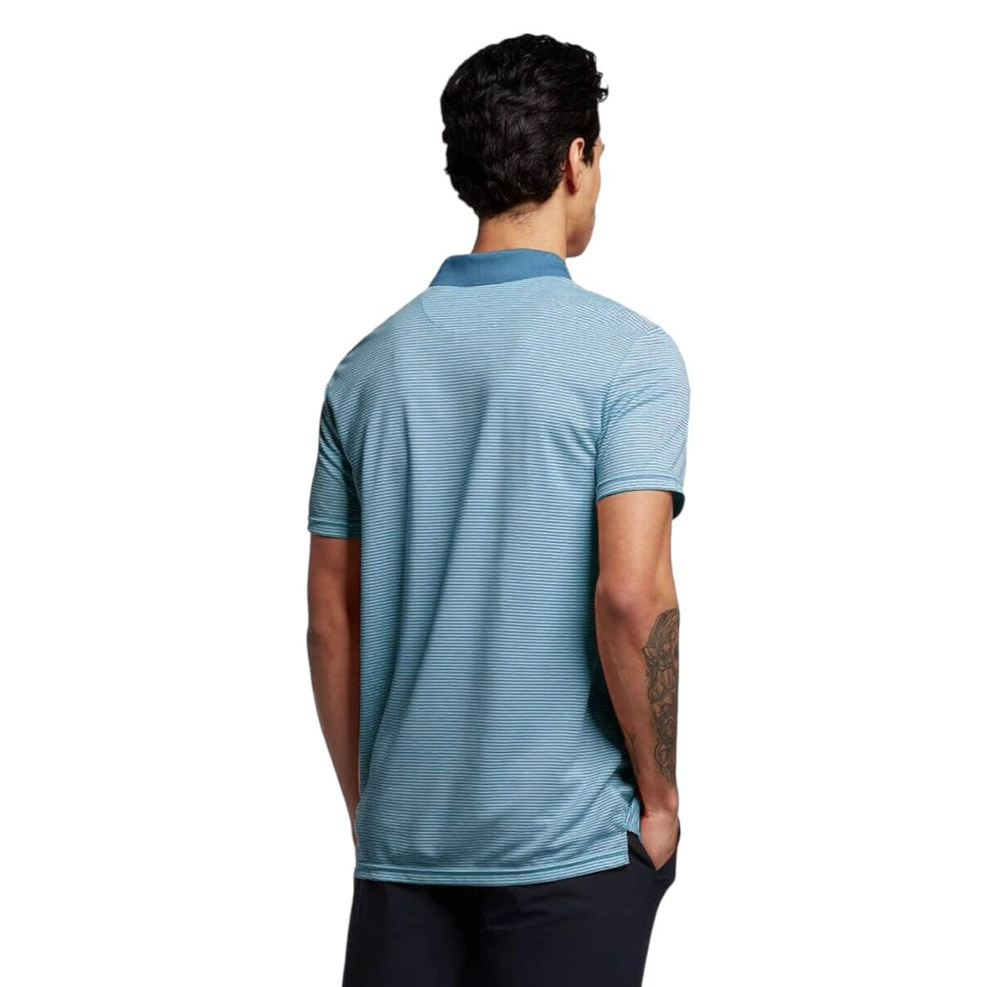 Lyle & Scott Microstripe Golf Polo Shirt SP1464GC