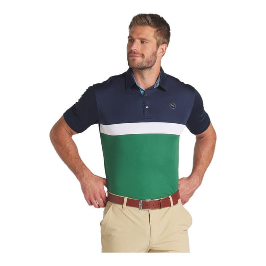Puma Pure Colourblock Golf Polo Shirt 624979