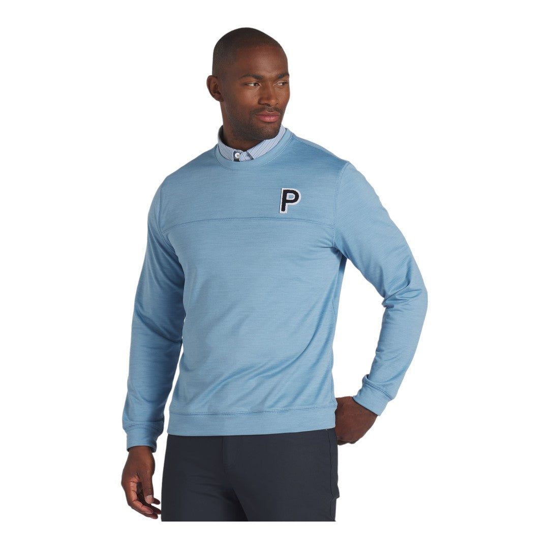 Puma Cloudspun Patch Crew Neck Golf Mid Layer 625111