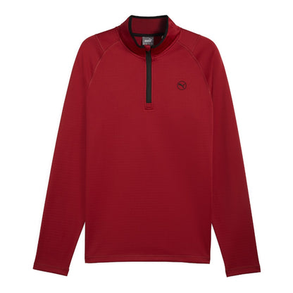 Puma Waffle Fleece 1/4 Zip Golf Midlayer 626982