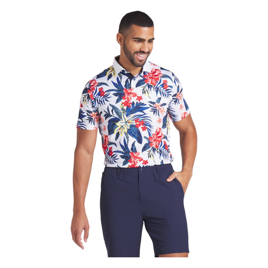 Puma x Palm Tree Crew Floral Golf Polo Shirt 629569