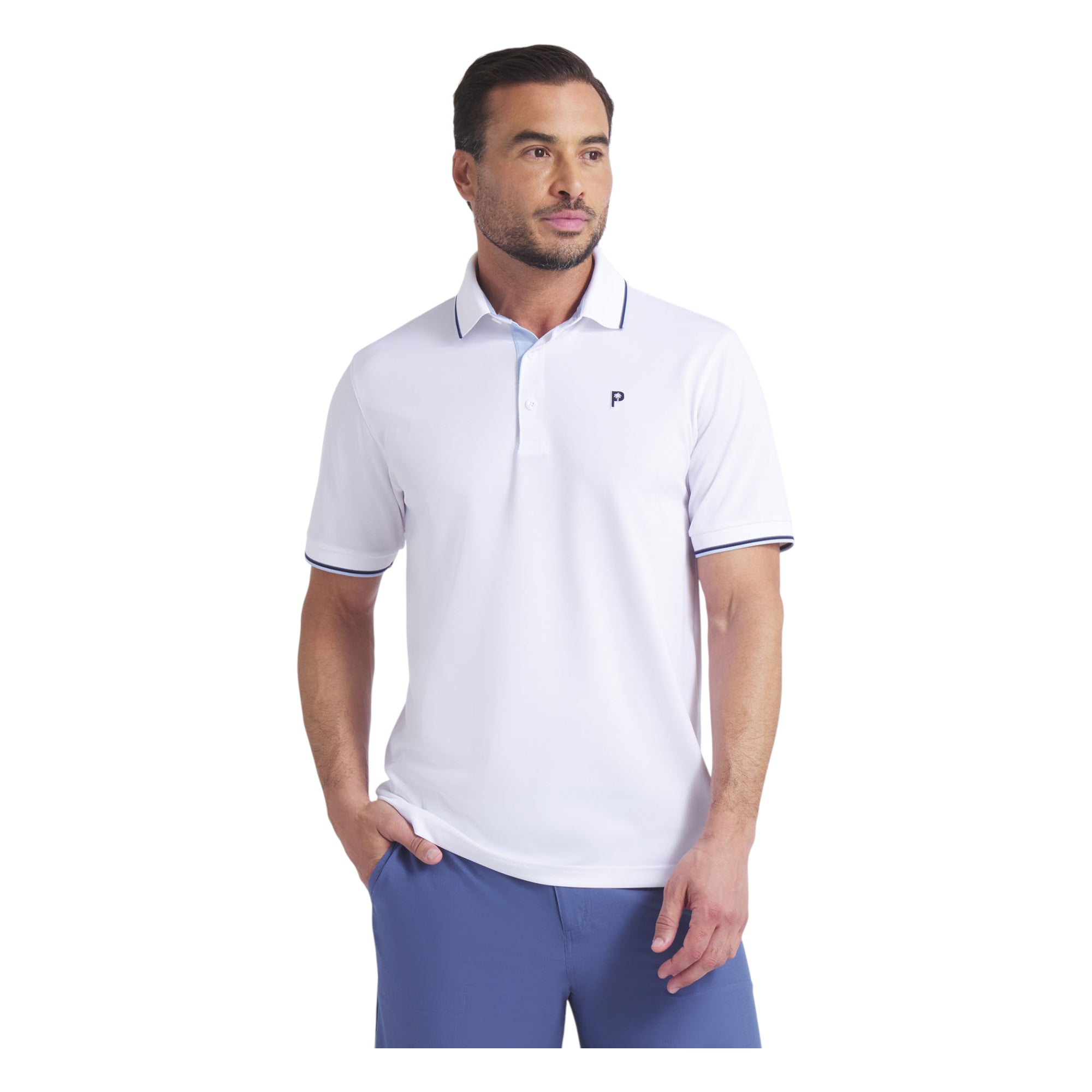 Puma x Palm Tree Crew Tipped Golf Polo Shirt 630034