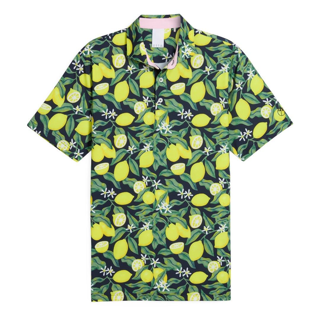 Puma X AP Lemon Branch Golf Polo Shirt 630299