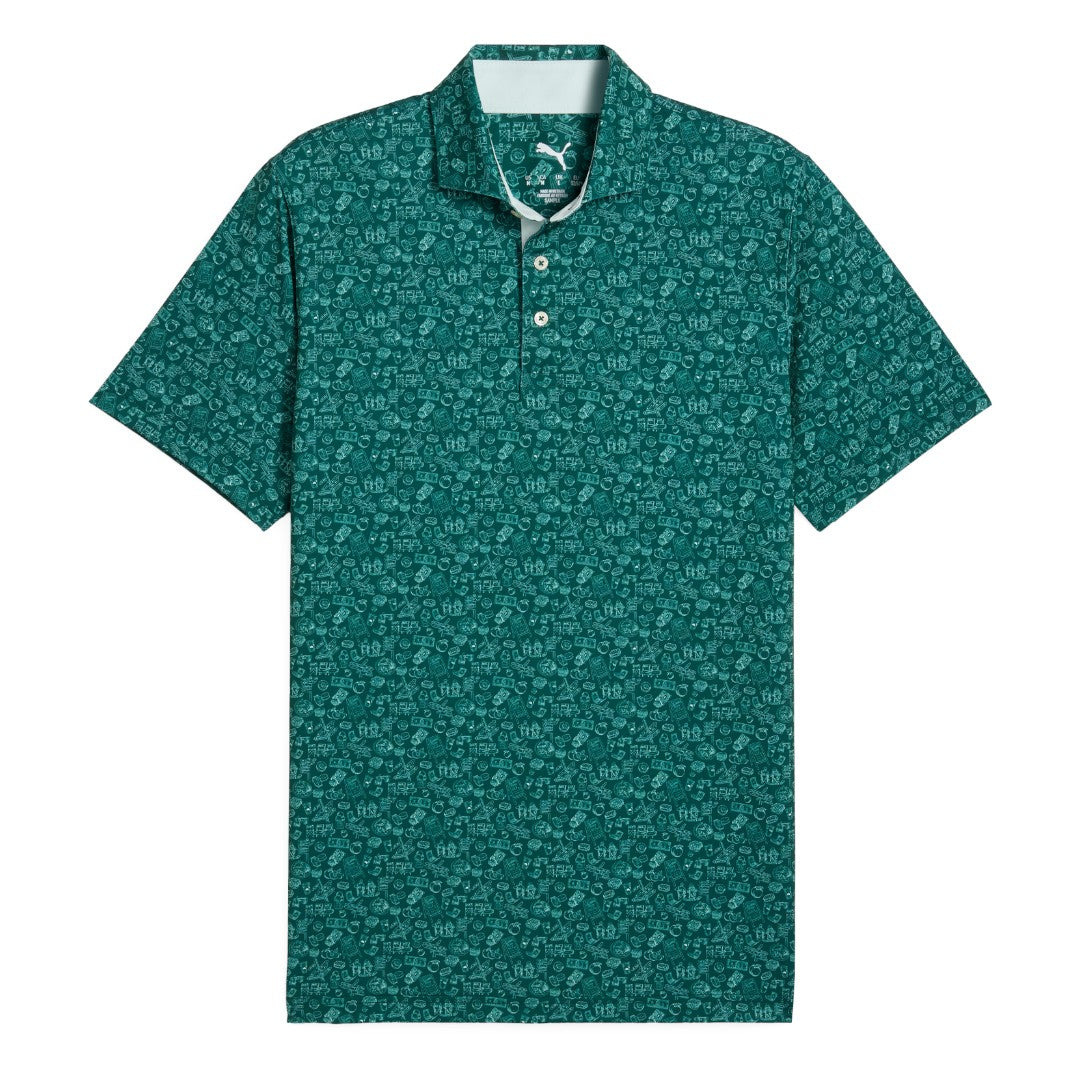 Puma MATTR Peach Stand Golf Polo Shirt 630579