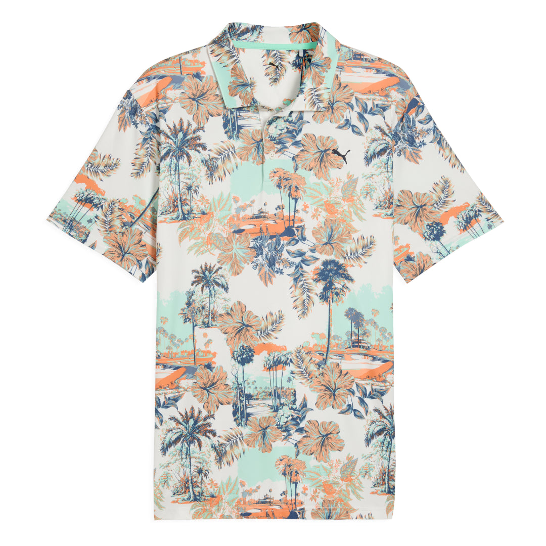 Puma Cloudspun Palm Golf Polo Shirt 634845