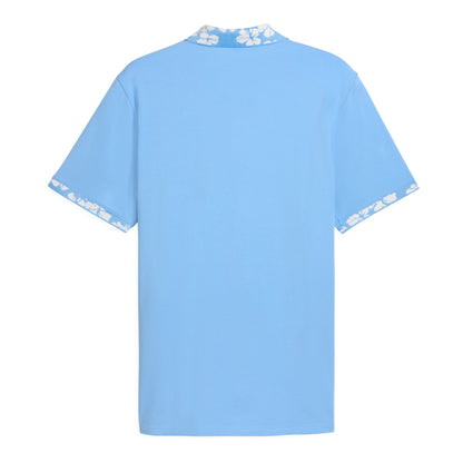 Puma Modalon Floral Rib Golf Polo Shirt 634855