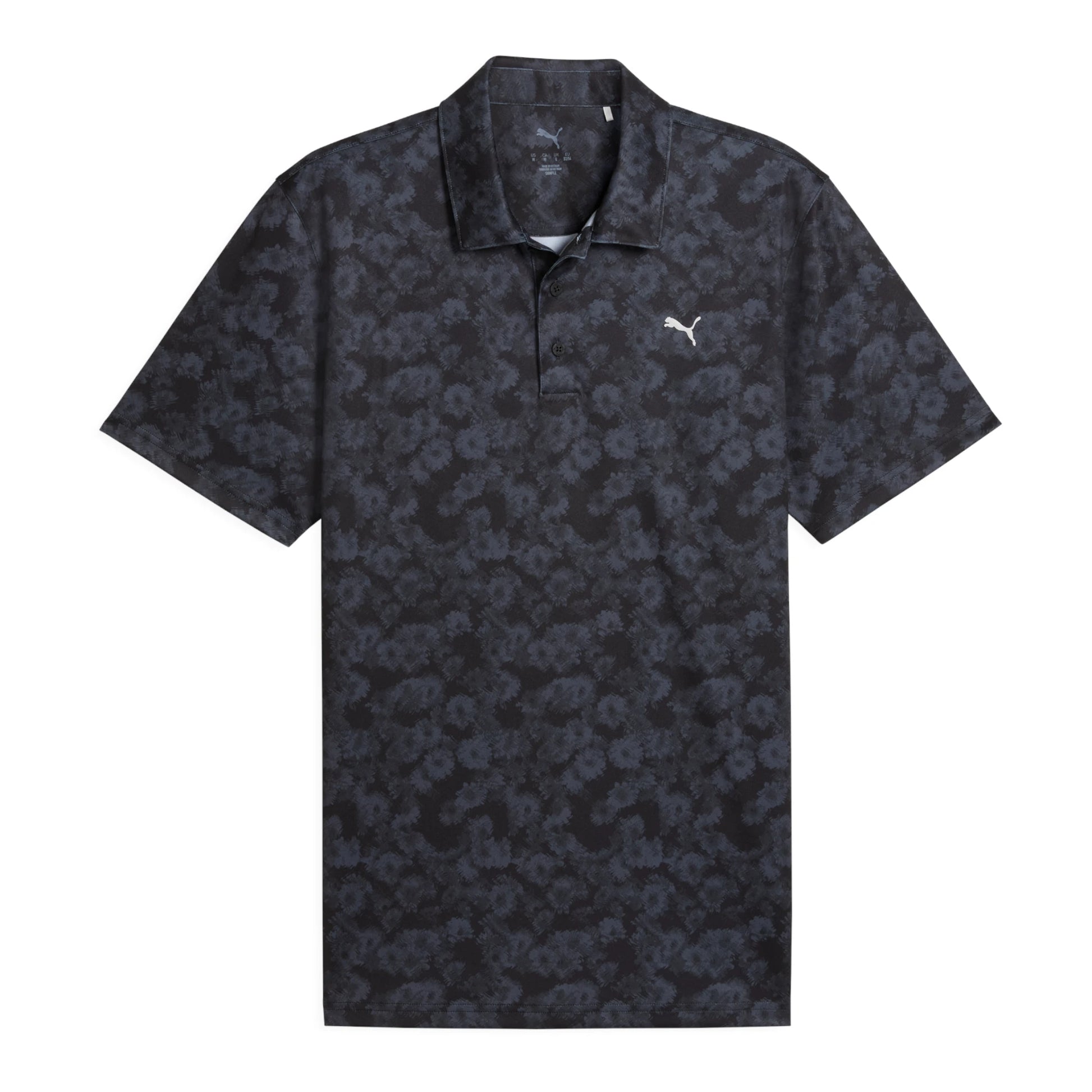 Puma Cloudspun Argyle Bloom Golf Polo Shirt 634854